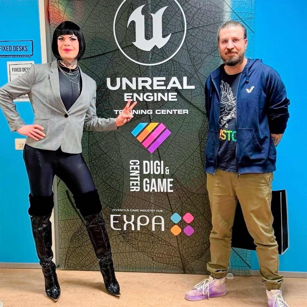 Unreal Engine Training Center - Room Photo with Guest Visitor